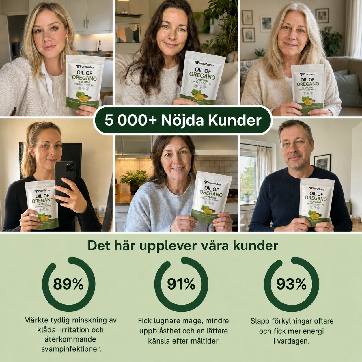 Oregano Olja - Mot Candida & Svamp