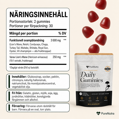 Daily Gummies – För Fokus & Mental Klarhet