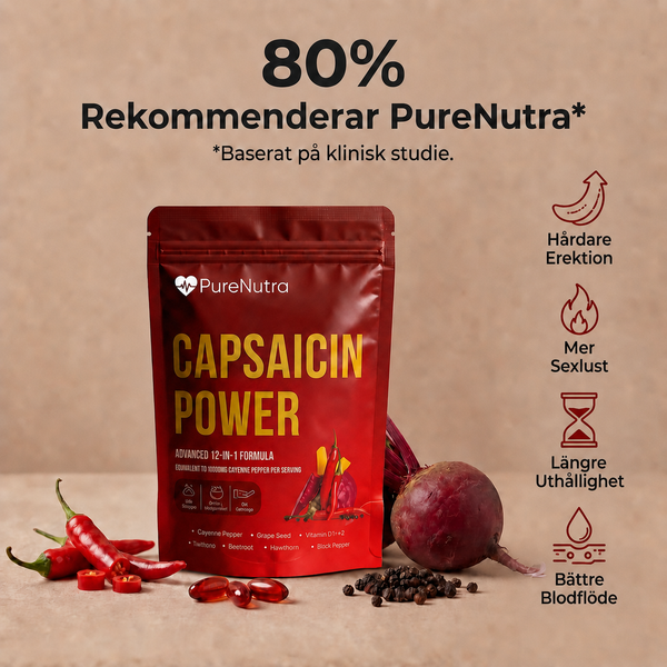 Capsaicin Power – Manlig Vitalitet