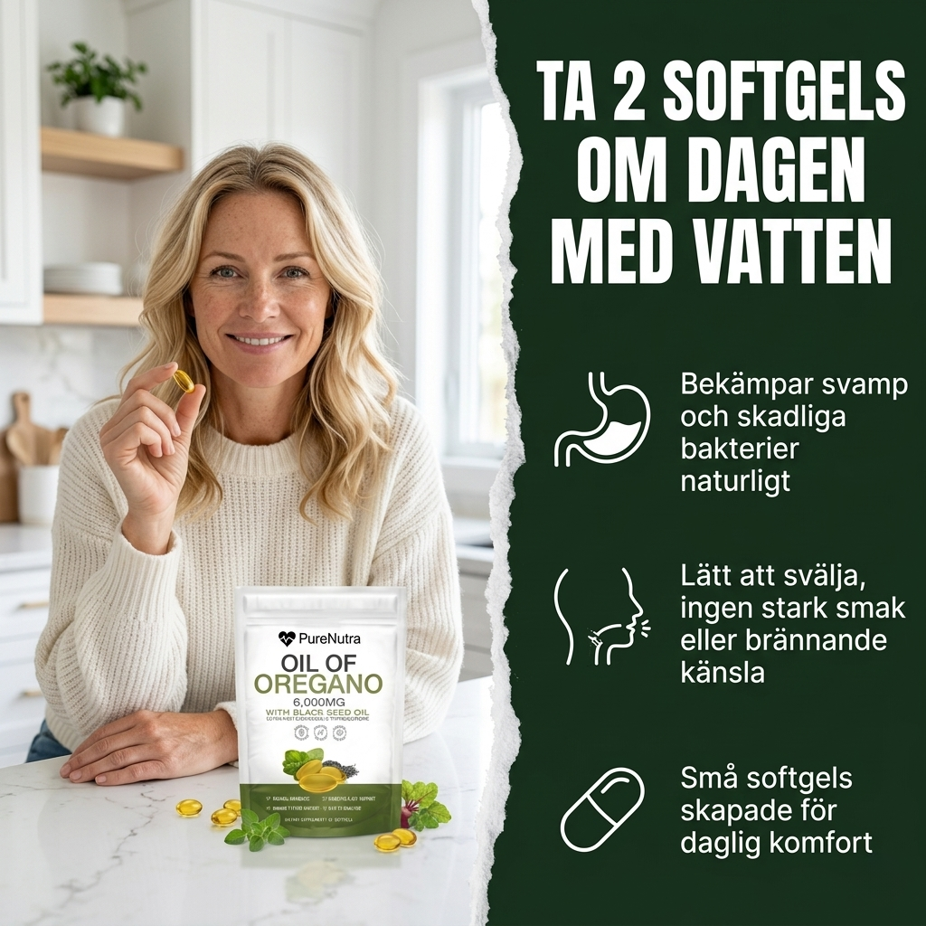 Oregano Olja - Mot Candida & Svamp